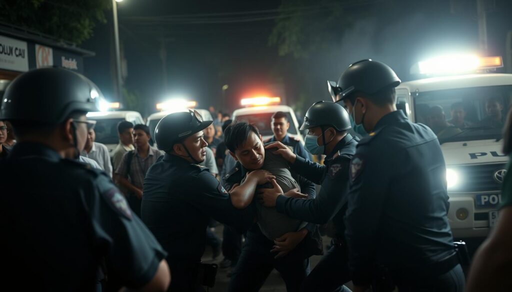 3 Mobil Polisi Dirusak Massa Saat Tangkap Pelaku Penganiayaan di Depok