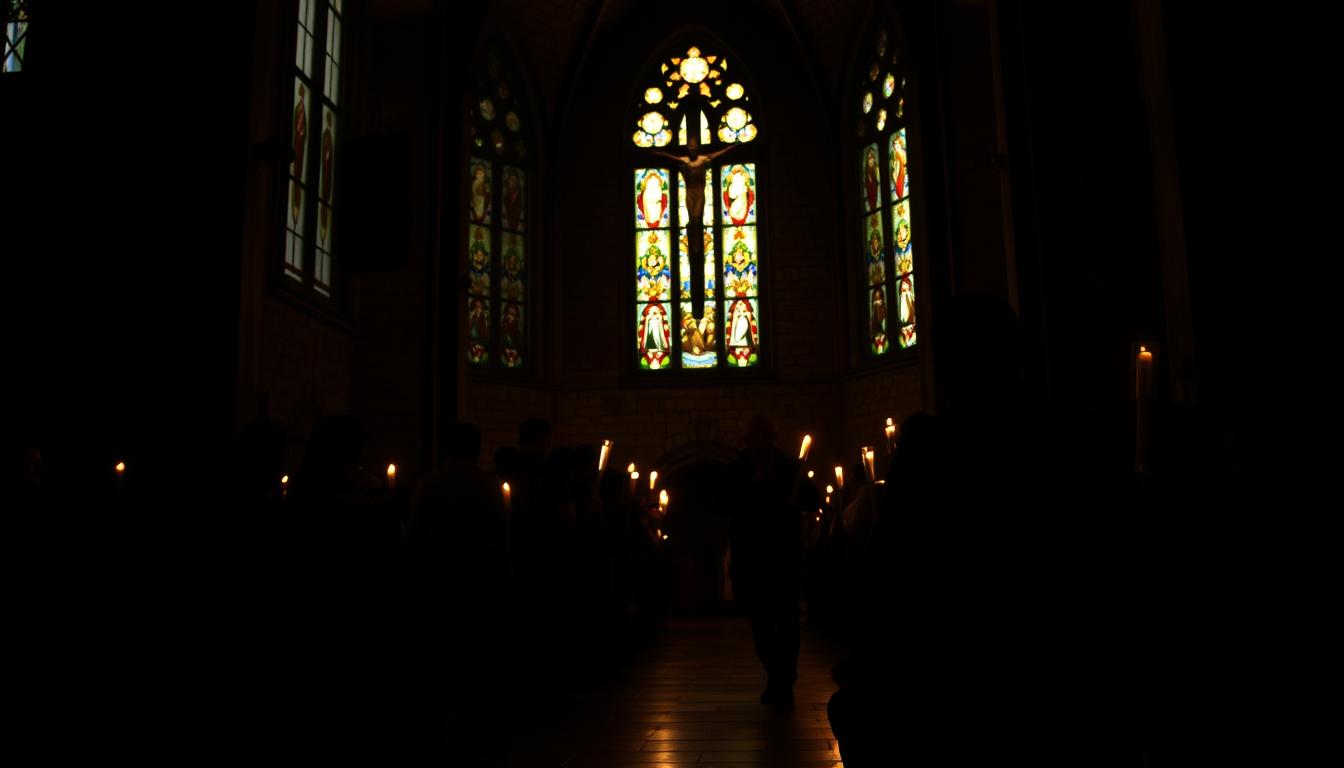 Jalan Salib Jumat Agung Menyentuh Hati Jemaat di Gereja Katedral